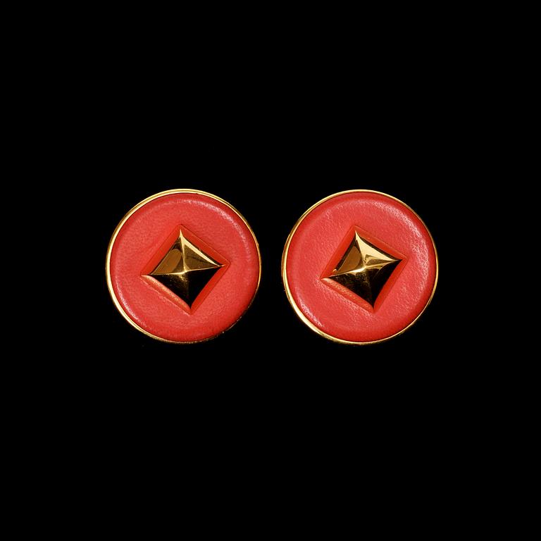 HERMÈS, a pair of earclips.