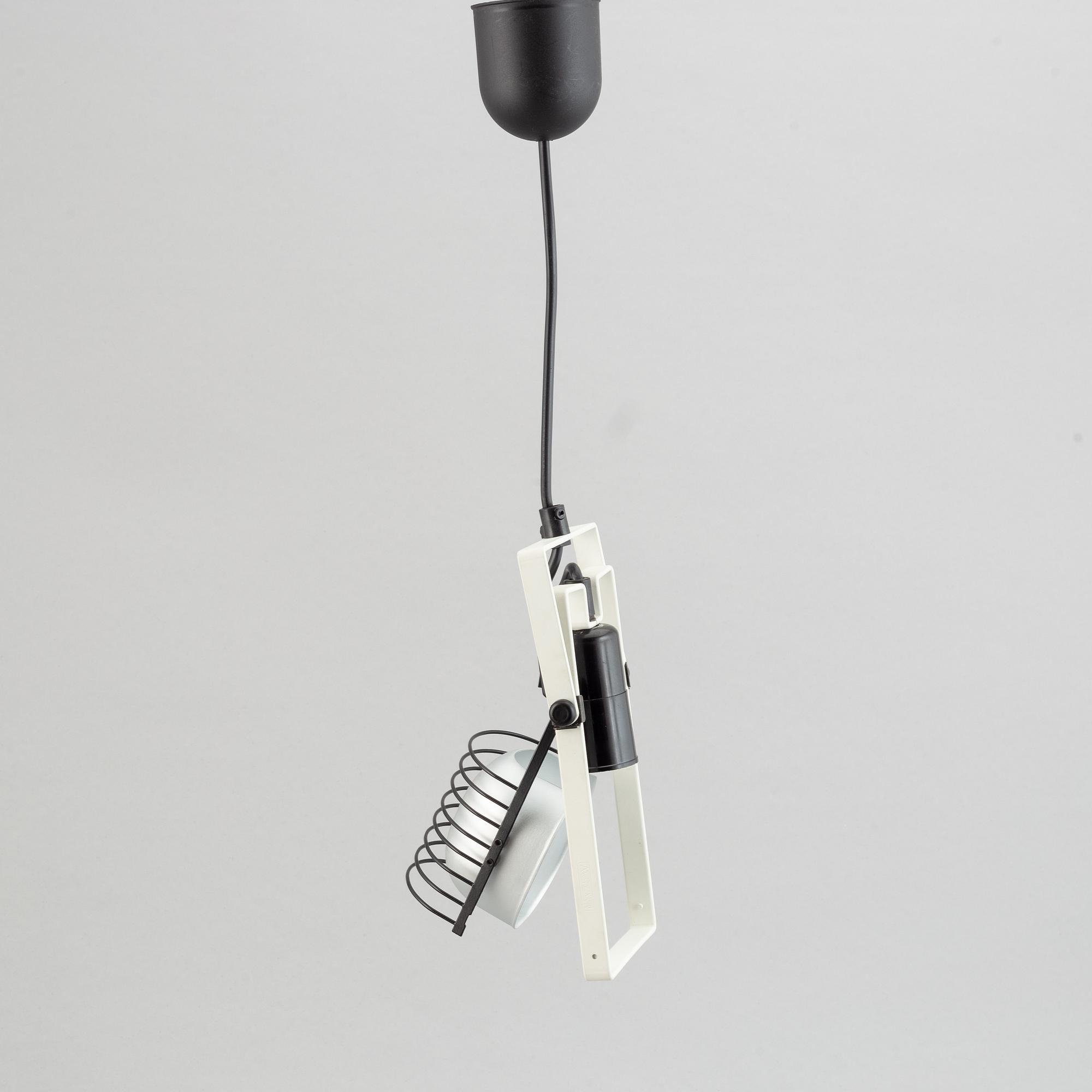 Ernesto Gismondi, a metal 'Sintesi' ceiling light for Artemide, 1980's.