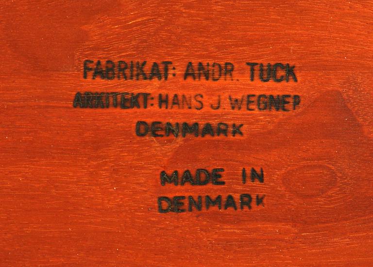 SYBORD, "AT-33". Hans J. Wegner, Andreas Tuck, Danmark, teak.