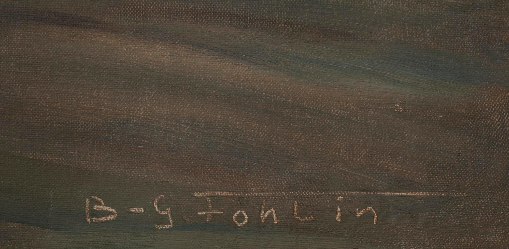 BROR GÖSTA FOHLIN (FINLAND), olja på duk, sign.