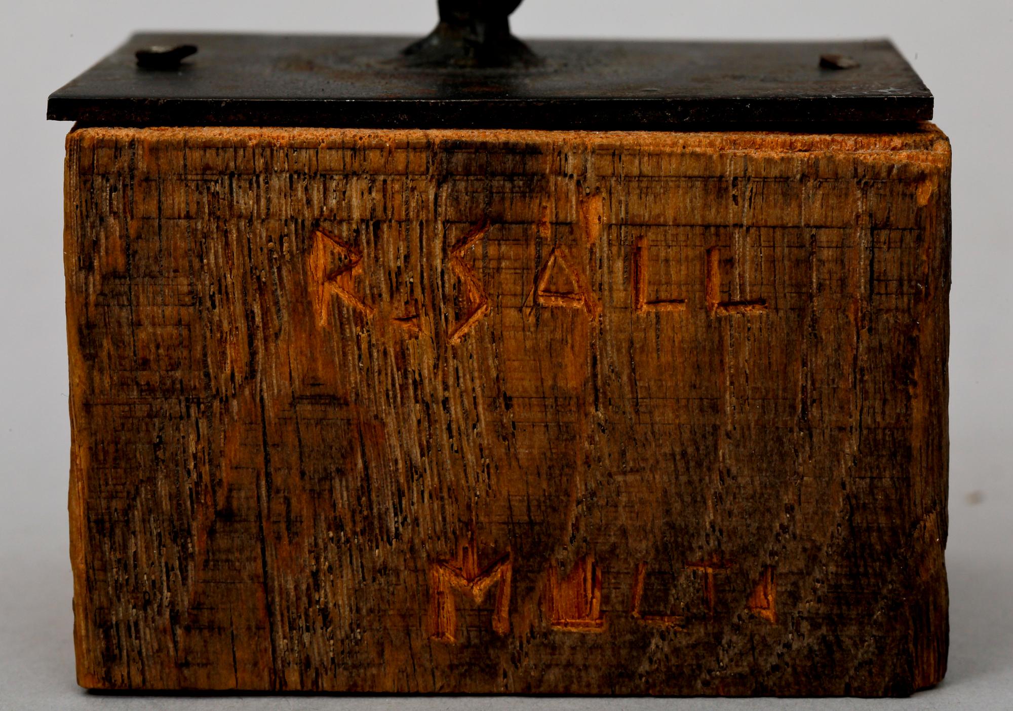 RUNE SÄLL, skulptur, sign och betecknad Malta.