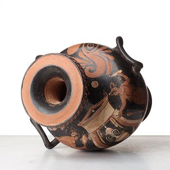 An Apulian red-figured Hydria, probably circa 350-330 B.C.