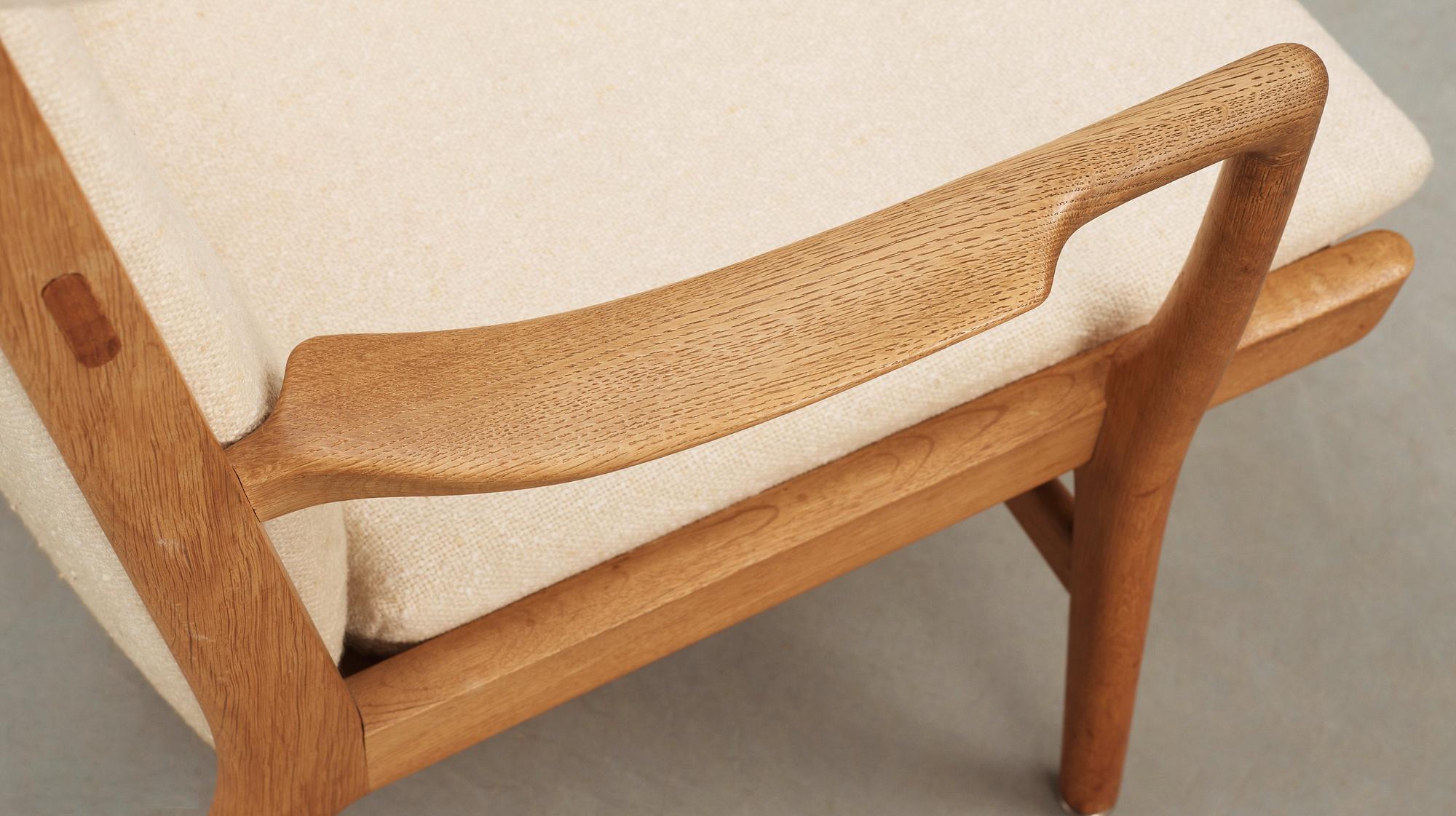 A Hans J Wegner "AP-15" oak armchair, AP-stolen, Denmark 1950-60's.