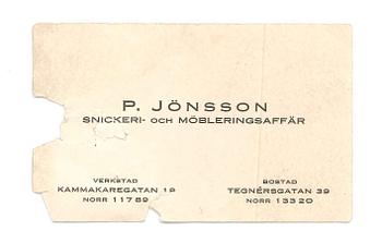 Sture Lindholm, a bar cabinet, executed at Per Jönsson Verkstäder in Stockholm 1934.