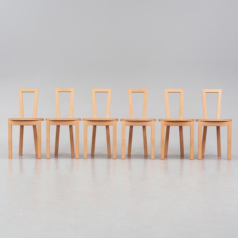 Navet, stolar, sex stycken, "Navet Chair", Stockholm 2019.