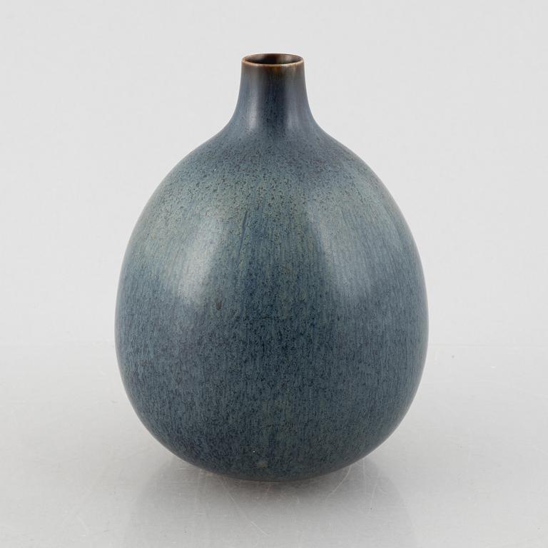 Carl-Harry Stålhane, a unique stoneware vase, Rörstrand 1962.