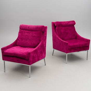 KIRSI VALANTI, a pair of 'Iso Onni' armchairs. 21st Century.