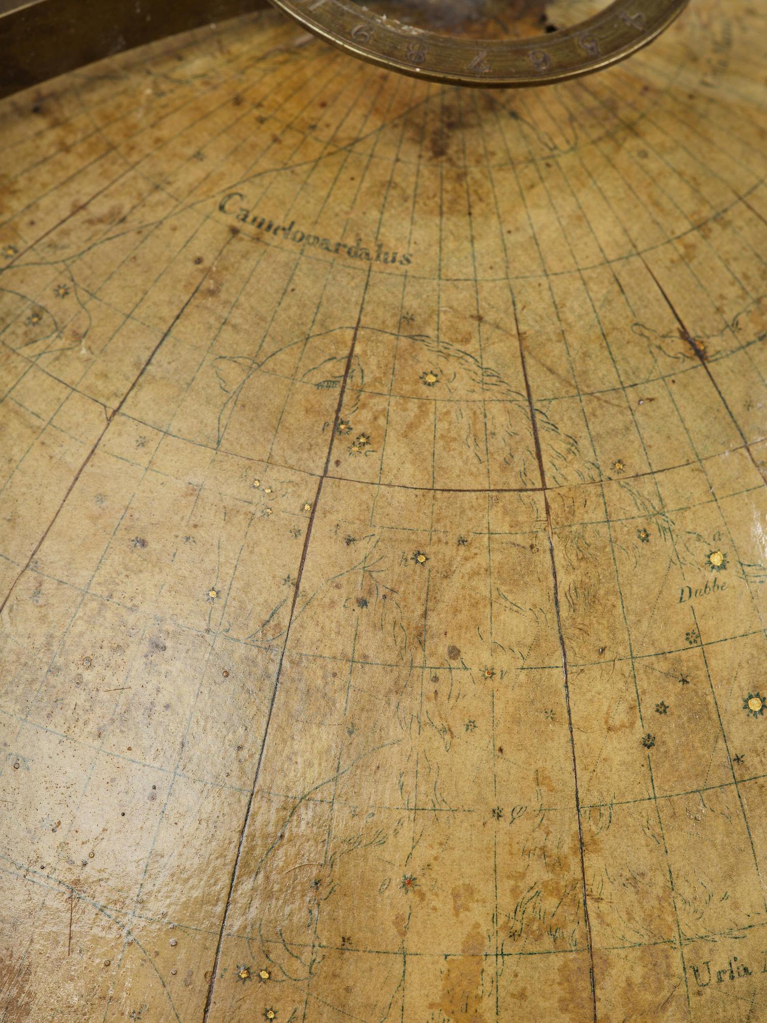 A celestial globe by A. Åkerman (manufacturer of globes in Uppsala 1759-78), 1766.