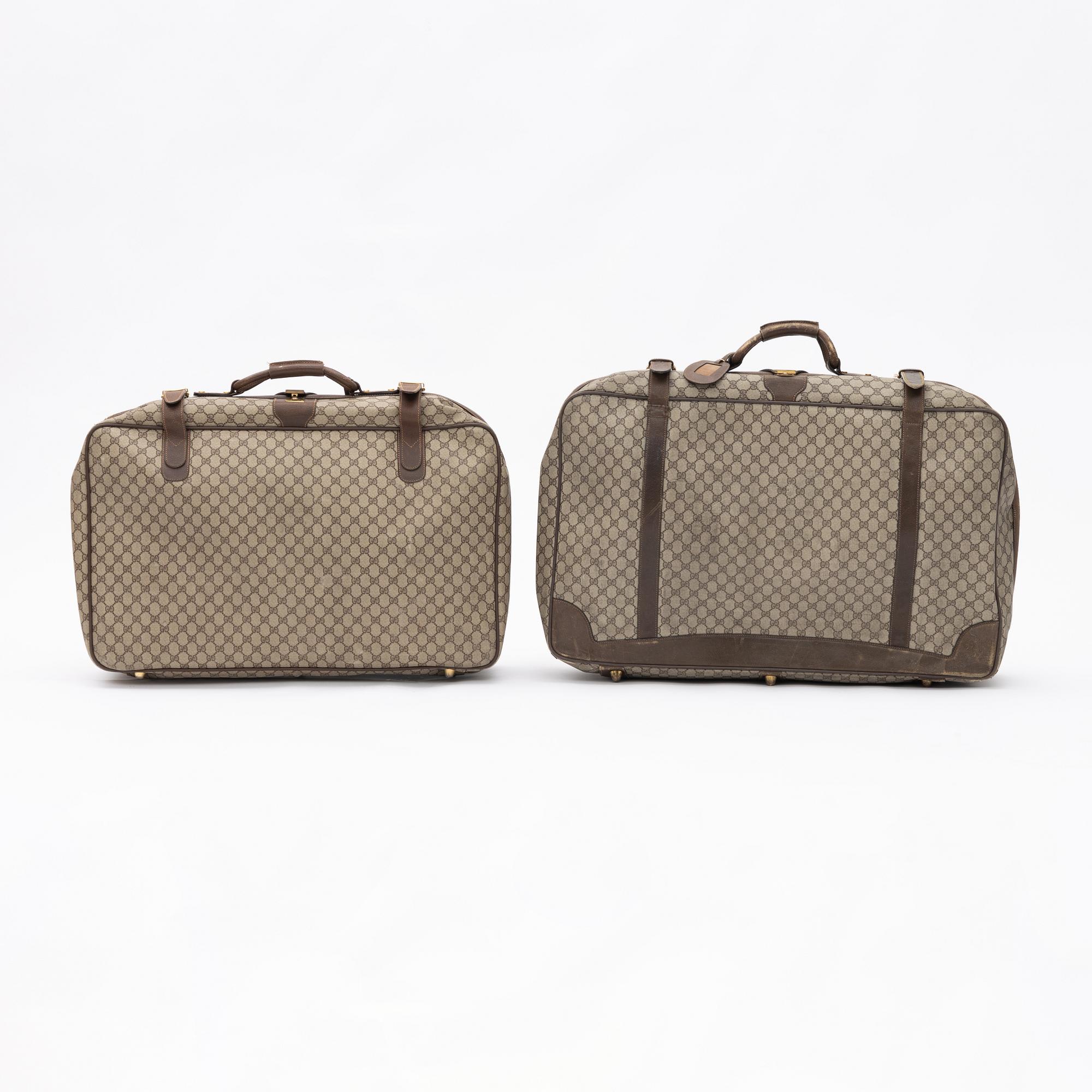 Gucci, two suitcases, 1970s.