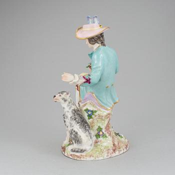 A MEISSEN PORCELAIN FIGURE, probably 19th century.