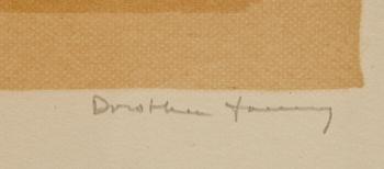 DOROTHEA TANNING, färglito, sign och numr E.A.