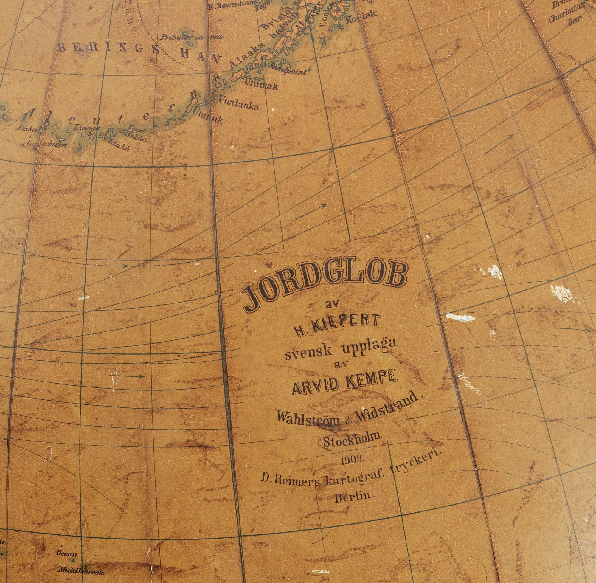 JORDGLOB, Arvid Kempe, Wahlström&Widstrand 1909.