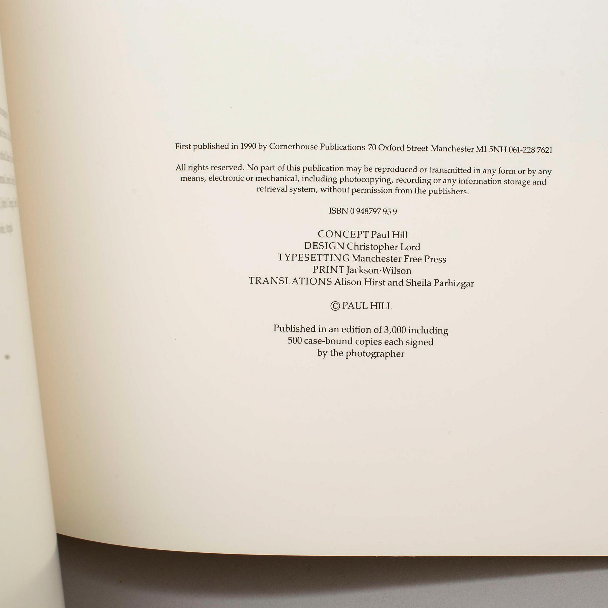 PHOTOBOOKS, Four (4) Paul Hill, Nicholas Nixon, Roy DeCarava, Connie Imboden.
