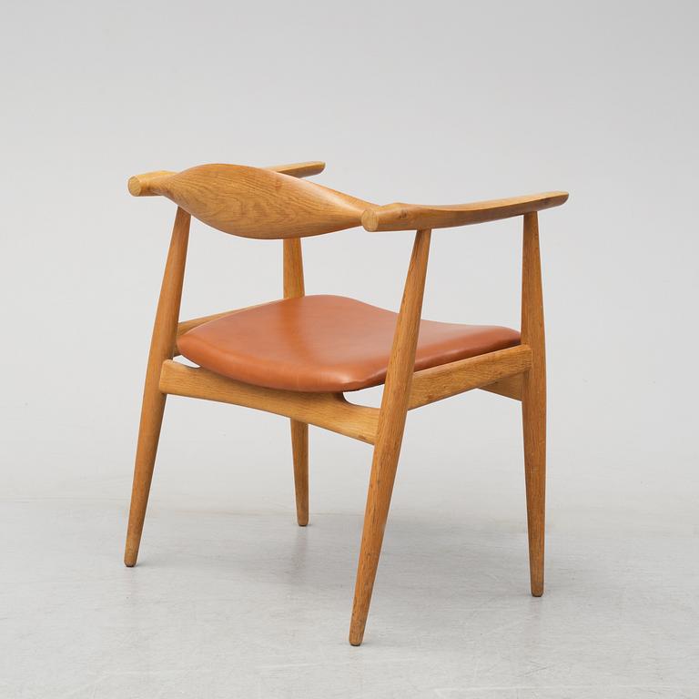 A model CH-35 armchair by Hans J Wetner, Carl Hansen, Denmark.