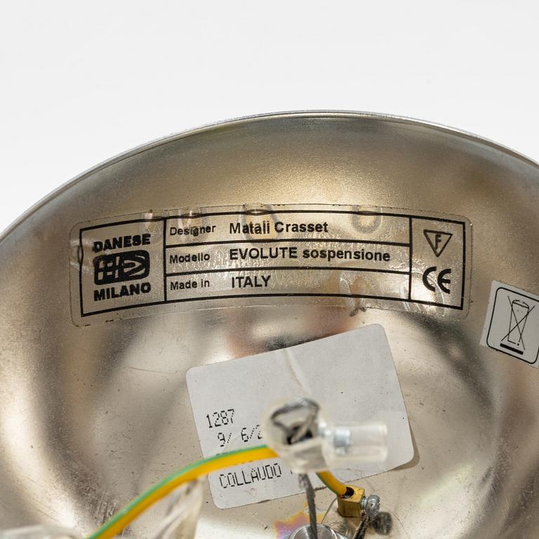 Matali Crasset, taklampa, "Evolute Grande", Danese Milano, Italien.