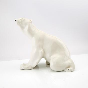 Figurin Lomonosov 1900.talets mitt porslin.