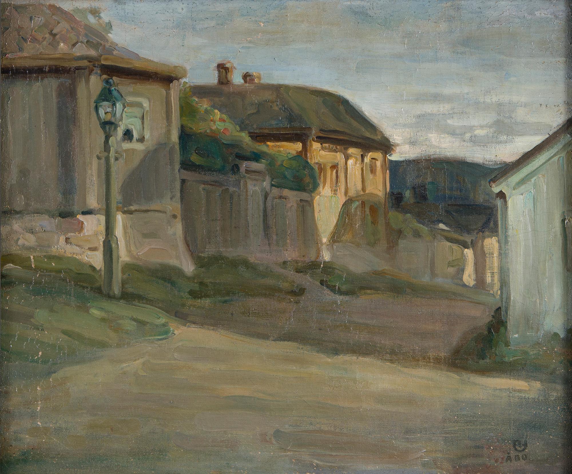 Axel Haartman, View from Luostarinmäki in Turku.