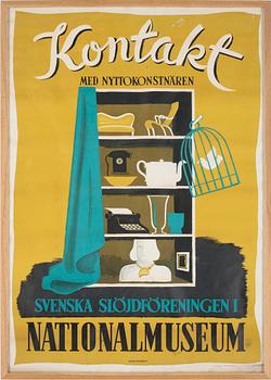 AFFISCHER , 2 st,  bl a Anders Beckman.