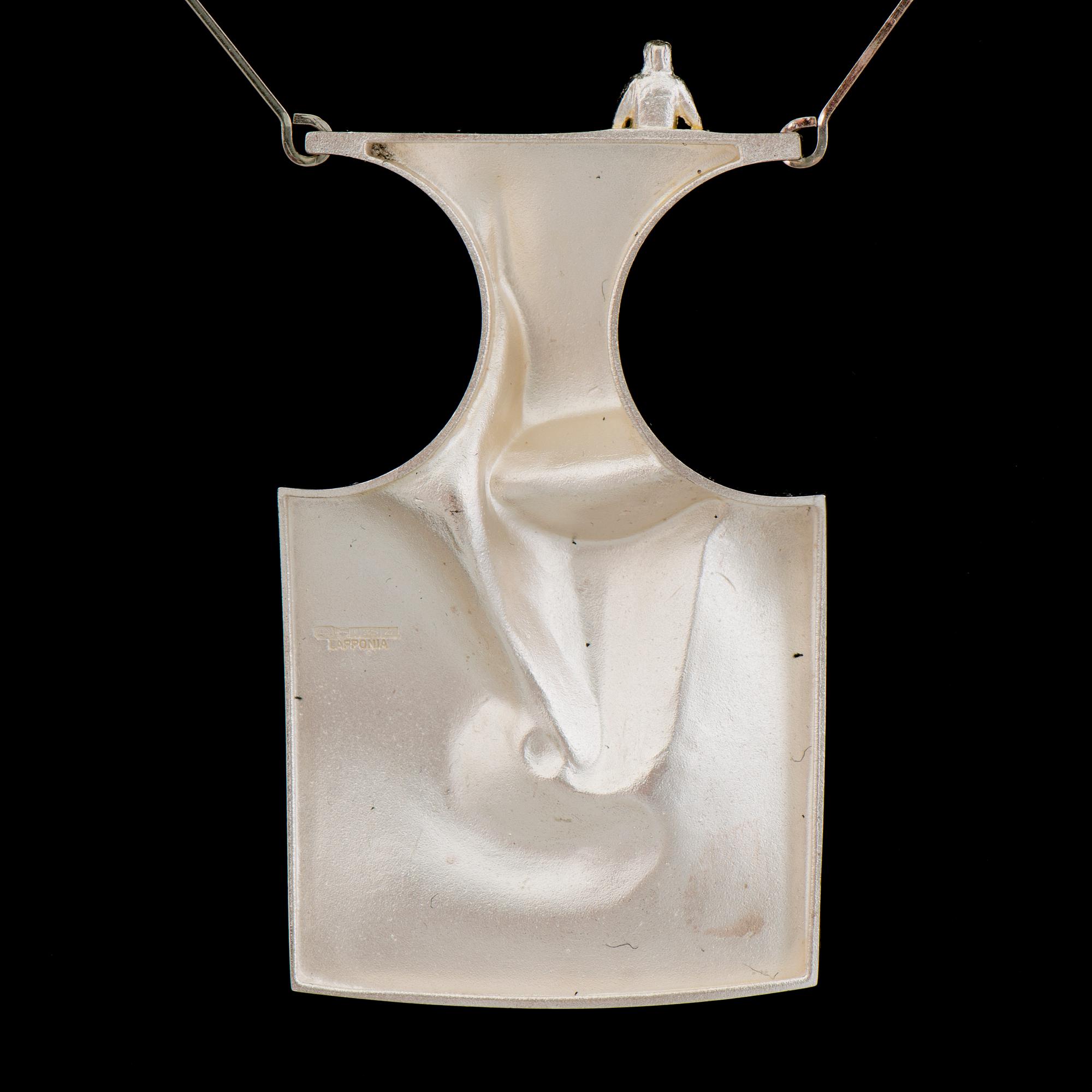 Björn Weckström, NECKLACE, "Barbarella", silver. Lapponia 1977.