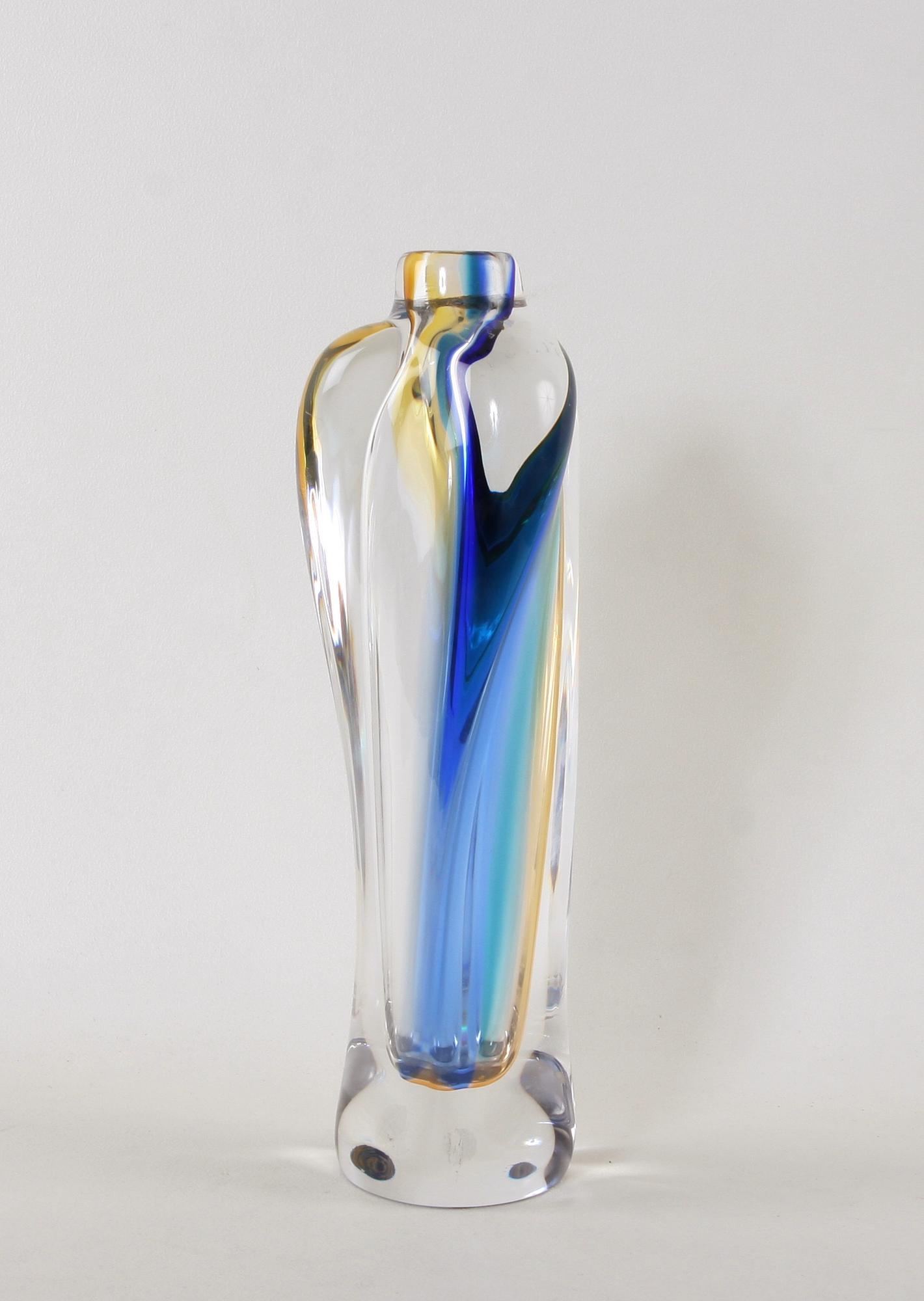 VAS, glas, Göran Wärff, Kosta Boda, sign o numr edition 35/60.