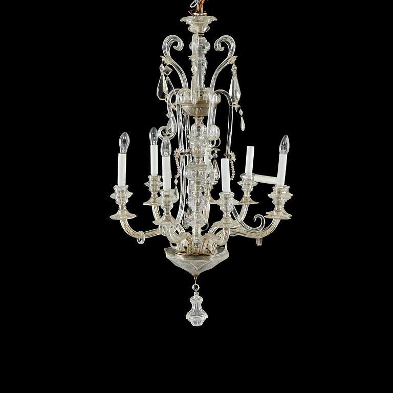 LJUSKRONA, venetiansk stil, 1900-tal. Höjd 110 cm.