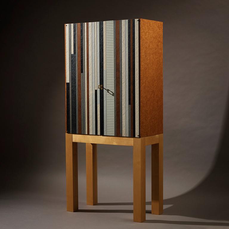 FOLKFORM, "Cabinet with stripes", a unique cabinet, Studio Folkform, 2013.