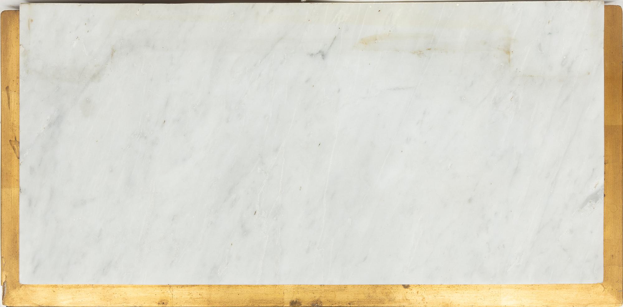 Mirror with console table, mid-19th century, 
Late Empire.