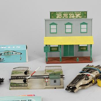 PARTI MÄRKLIN, bla räls, vagnar, transformatorer, lok.