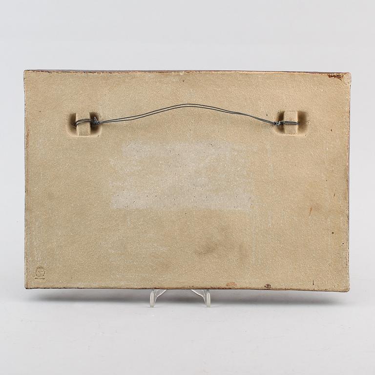 VÄGGRELIEF, Stig Lindberg, signerad, Gustavsberg.