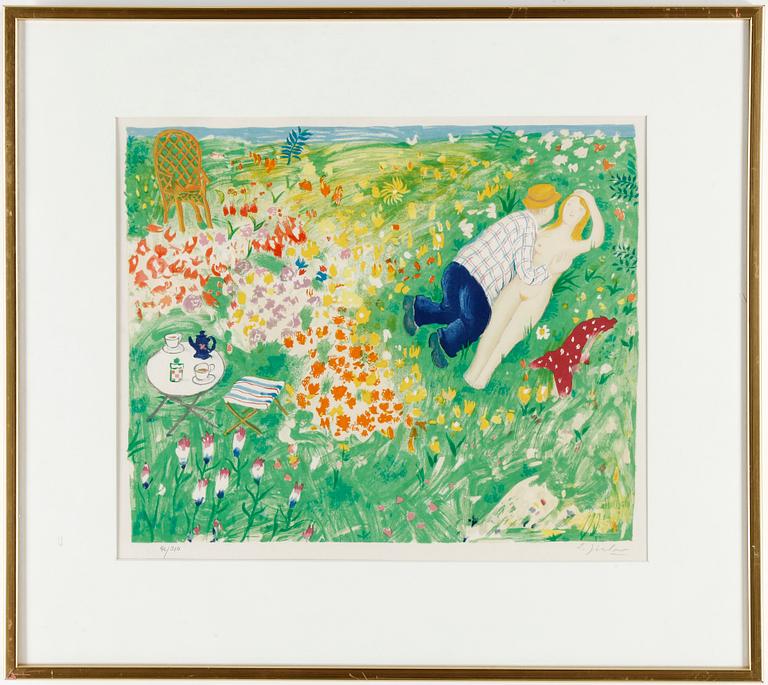 LENNART JIRLOW, färglitografi, signerad och numrerad 96/310.