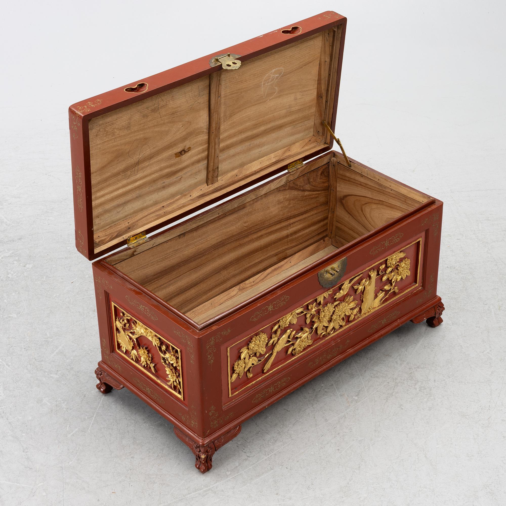 Kamferkista, Kina, 1900-tal.