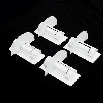 VÄGGLAMPOR 4 st. "Saturn", design Joachim Lepper för Louis Poulsen, Danmark.