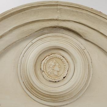 A cabinet, late 18th Century and early 20th Century.