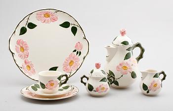 KAFFESERVIS, porslin, "Wild Rose", Villeroy & Boche.