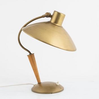 Malmö Metallvarufabrik, a table lamp, model '3932', 1940-50s. Provenance Sven Lundh.