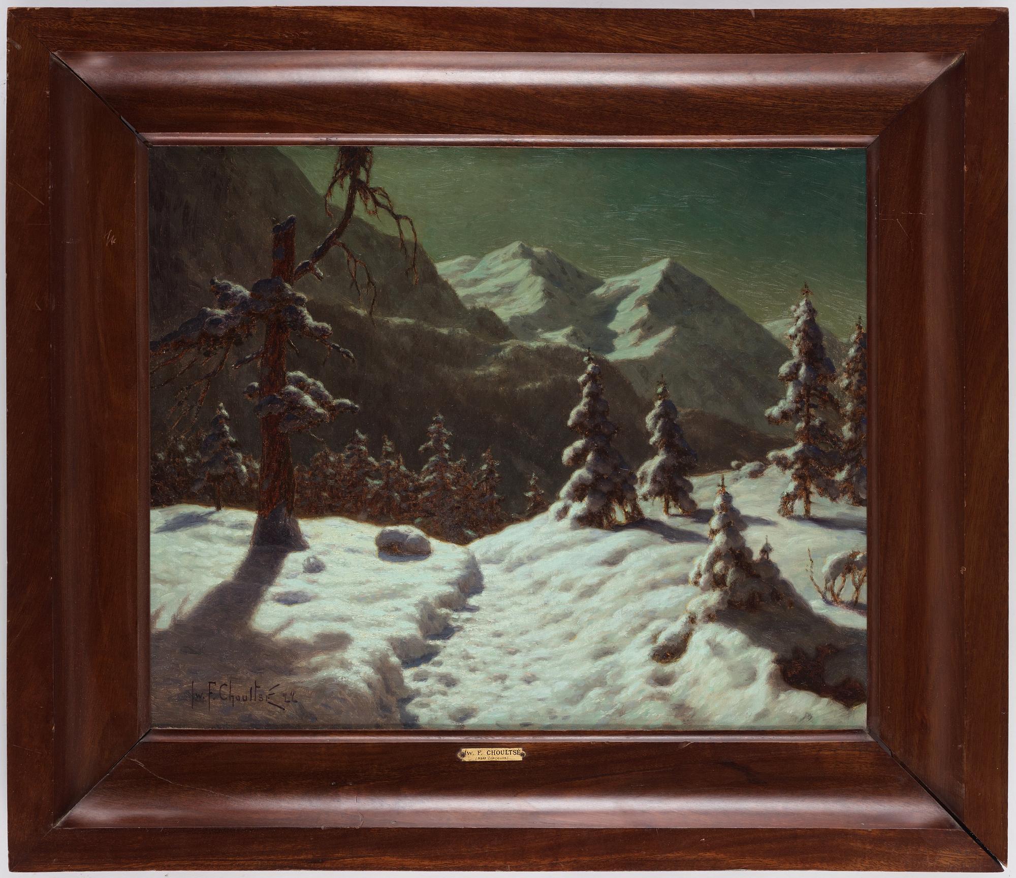 Ivan Fedorovic Choultsé, Winter landscape.