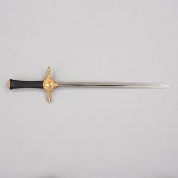 A late 19th century swedish hunting dagger for a forester.