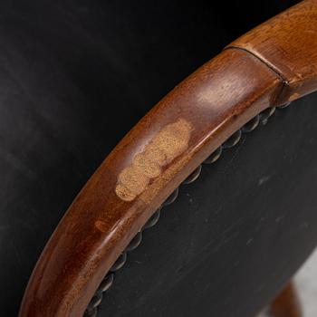 Carl Malmsten, a mahogany 'Advokaten' armchair.