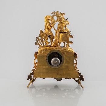 A Louis XV style mantle clock, France, second half of the 19th Century.