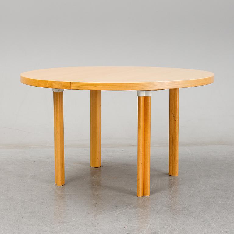 Alvar Aalto, an elm Artek dining table, Finland.