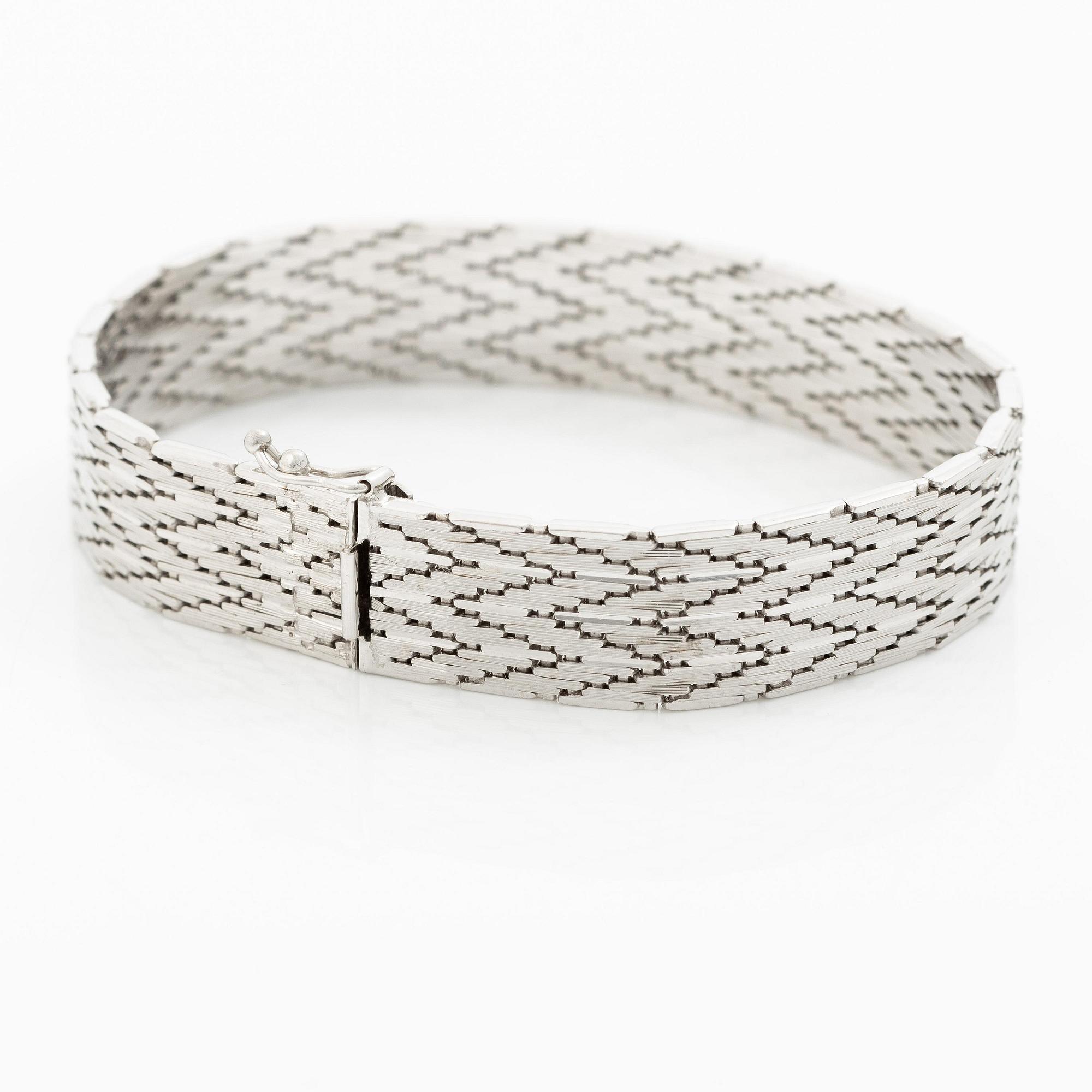 Armband 18K vitguld.