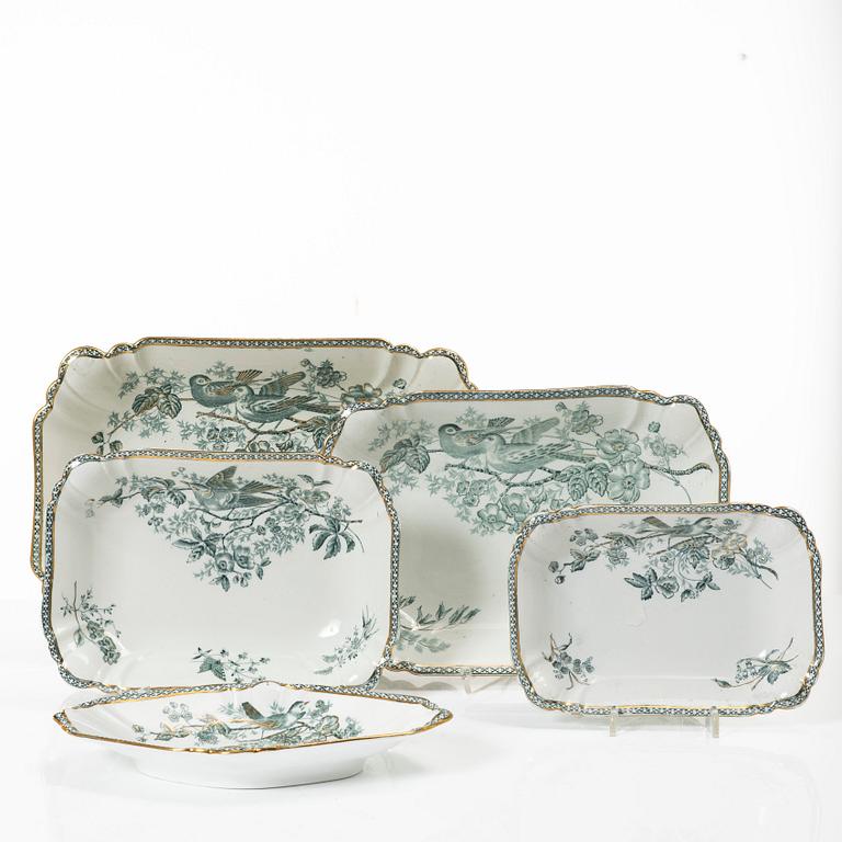 Gustavsberg, a 64-piece dinner service, 'Wexiö Guld', early 20th century.