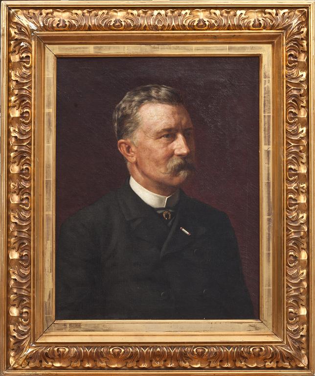 NIELS CHRISTIAN HANSEN, olja på dubblerad duk, signerad och daterad 1892.