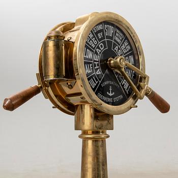 Maskintelegraf 1900-tal Schiffswerft Oderwerke Stettin.