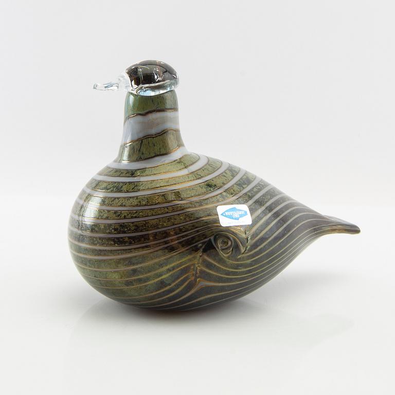 Oiva Toikka, figurine signed Nuutajärvi/Notsjö Finland.