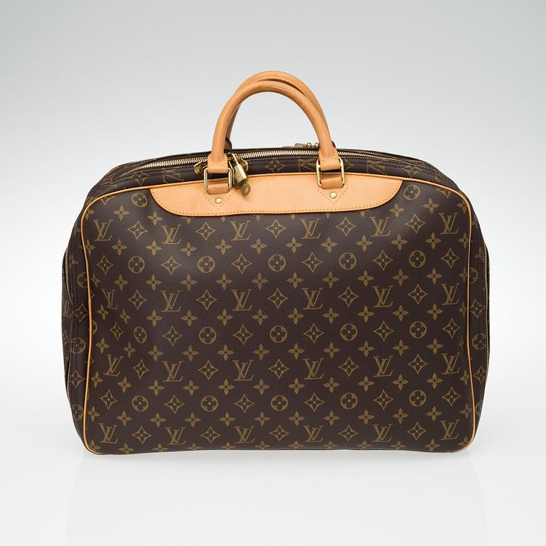 A Louis Vuitton, "Alize 24 Heures" Monogram Canvas Travel Bag.