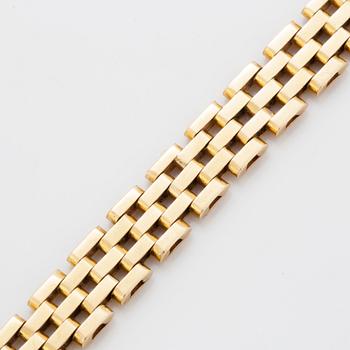 Armlänk, 18K guld, korridorlänk.