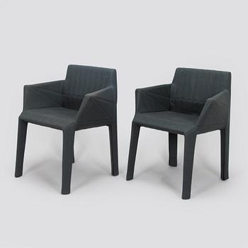Ligne Roset, a set of 8 'Facett' dining chairs, France.