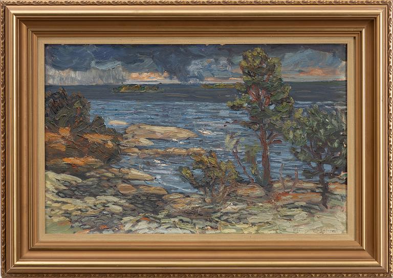 Helmer Osslund, Evening by the Coast.