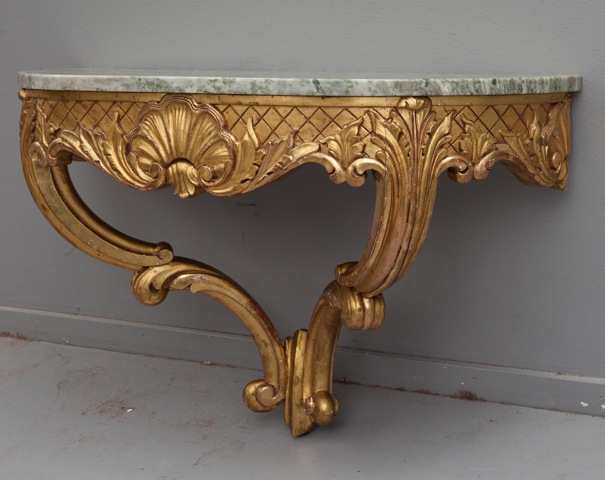 KONSOLBORD, rokokostil, 1900-tal.